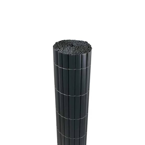 Canisse PVC double face grise 1 × 5 m avec kit de fixation - Image 8