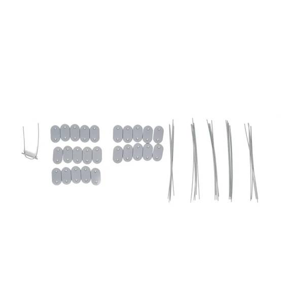 Canisse PVC double face grise 1 × 5 m avec kit de fixation - Image 9