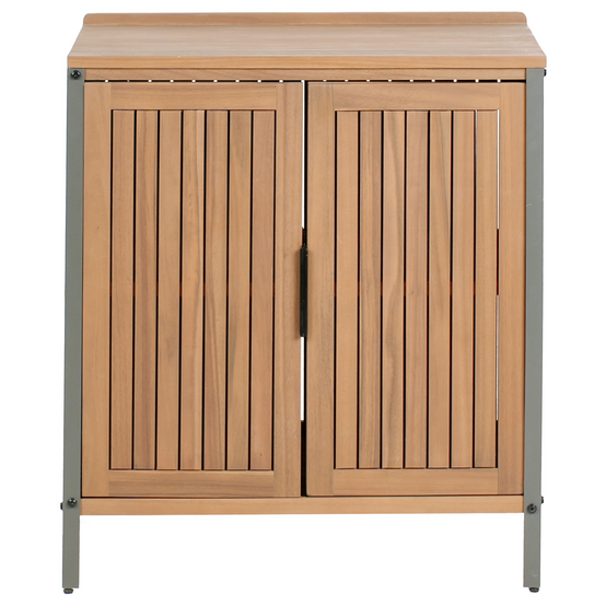 Cuisine de jardin Bois d'acacia certifié Marron IVREA - Beliani - Image 4