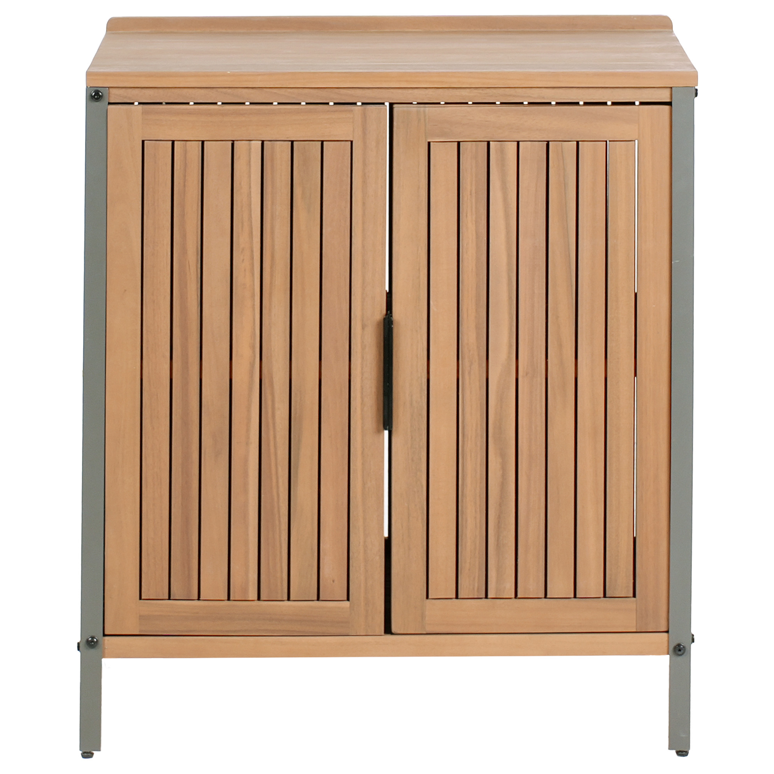 Cuisine de jardin Bois d'acacia certifié Marron IVREA - Beliani - Image 4