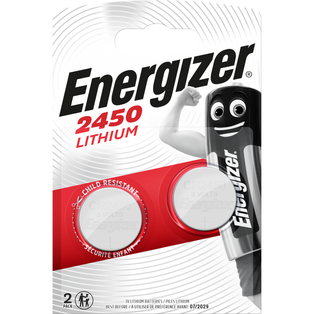 Energizer - Lot de 2 piles bouton cr2450/dl2450, 3 V, ENERGIZER - Image 1