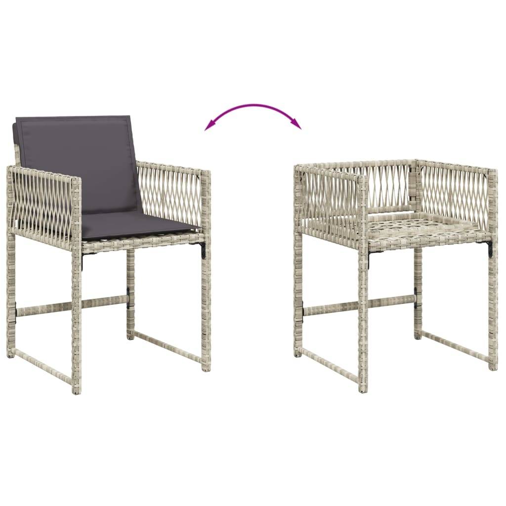 ComfortXL - Salon de Jardin Encastrable Gris Clair 10 Places avec Tabourets et Coussins – ComfortXL Outdoor Living - Image 7