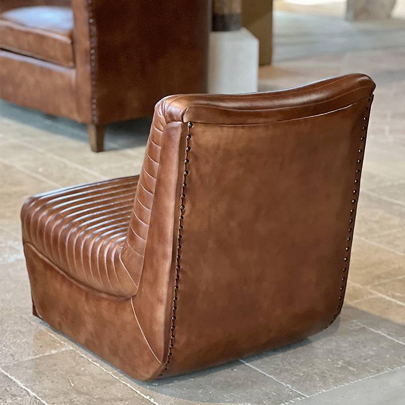 La Grande Prairie - Fauteuil cuir Milano 59x84x71cm - Imagen 4