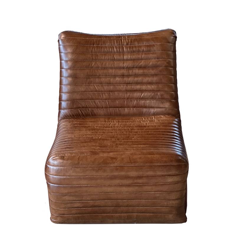 La Grande Prairie - Fauteuil cuir Milano 59x84x71cm - Imagen 2