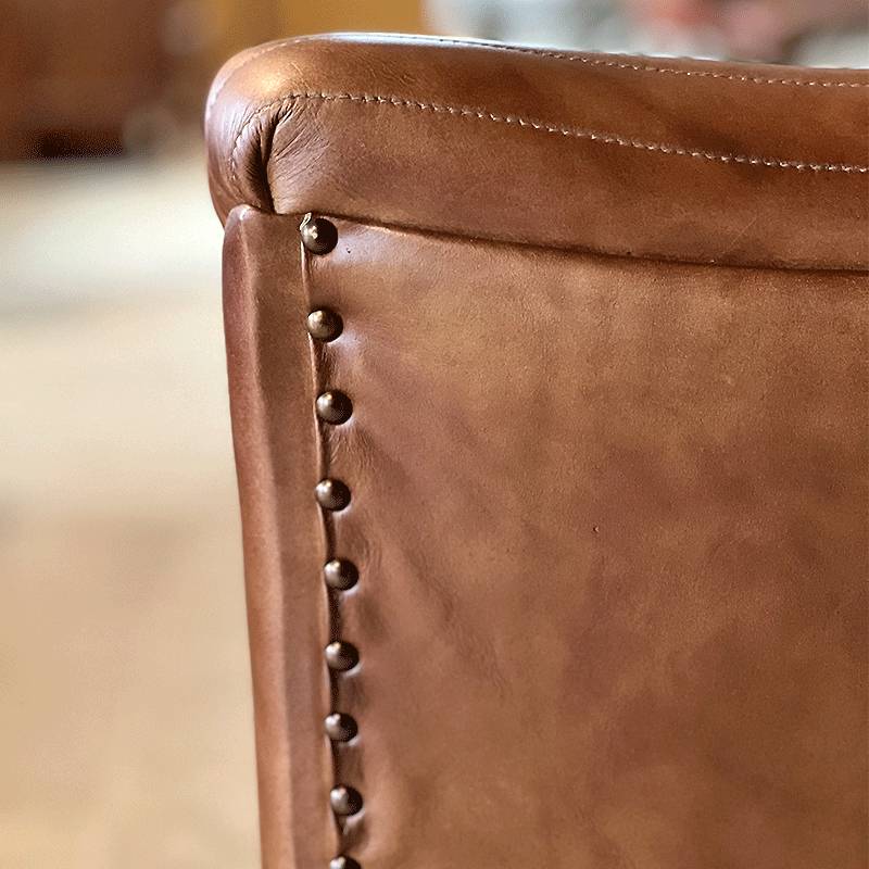 La Grande Prairie - Fauteuil cuir Milano 59x84x71cm - Imagen 5