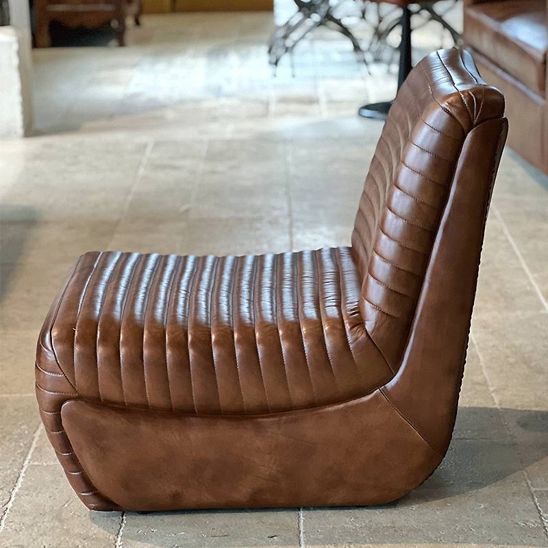 La Grande Prairie - Fauteuil cuir Milano 59x84x71cm - Imagen 3