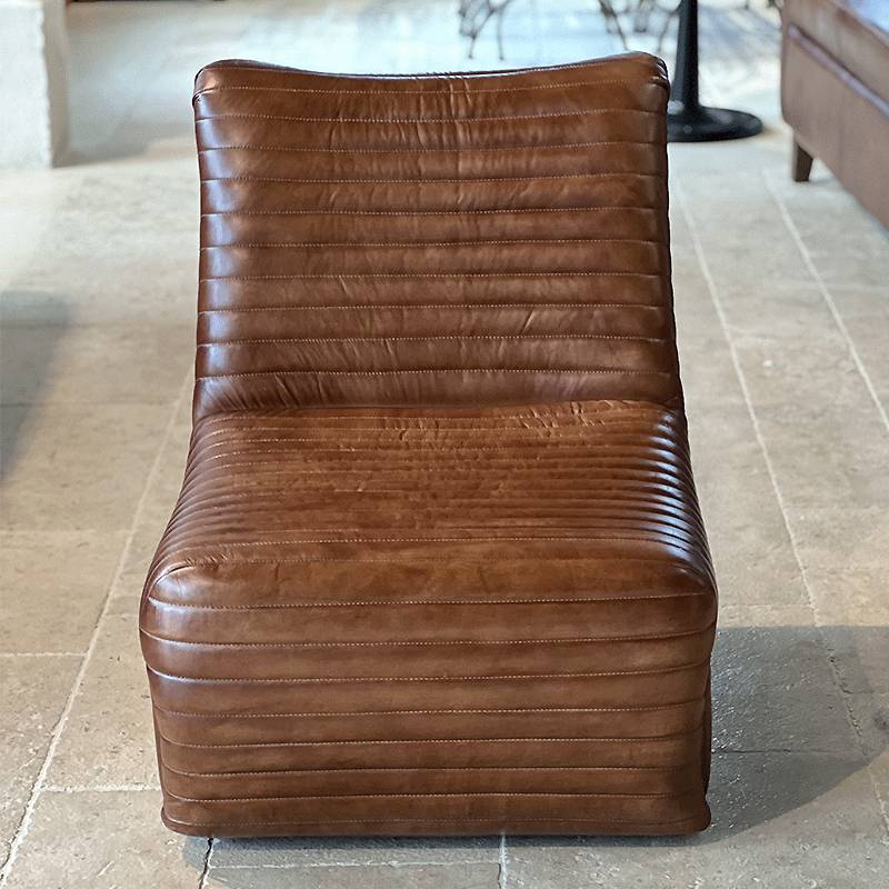 La Grande Prairie - Fauteuil cuir Milano 59x84x71cm - Imagen 1