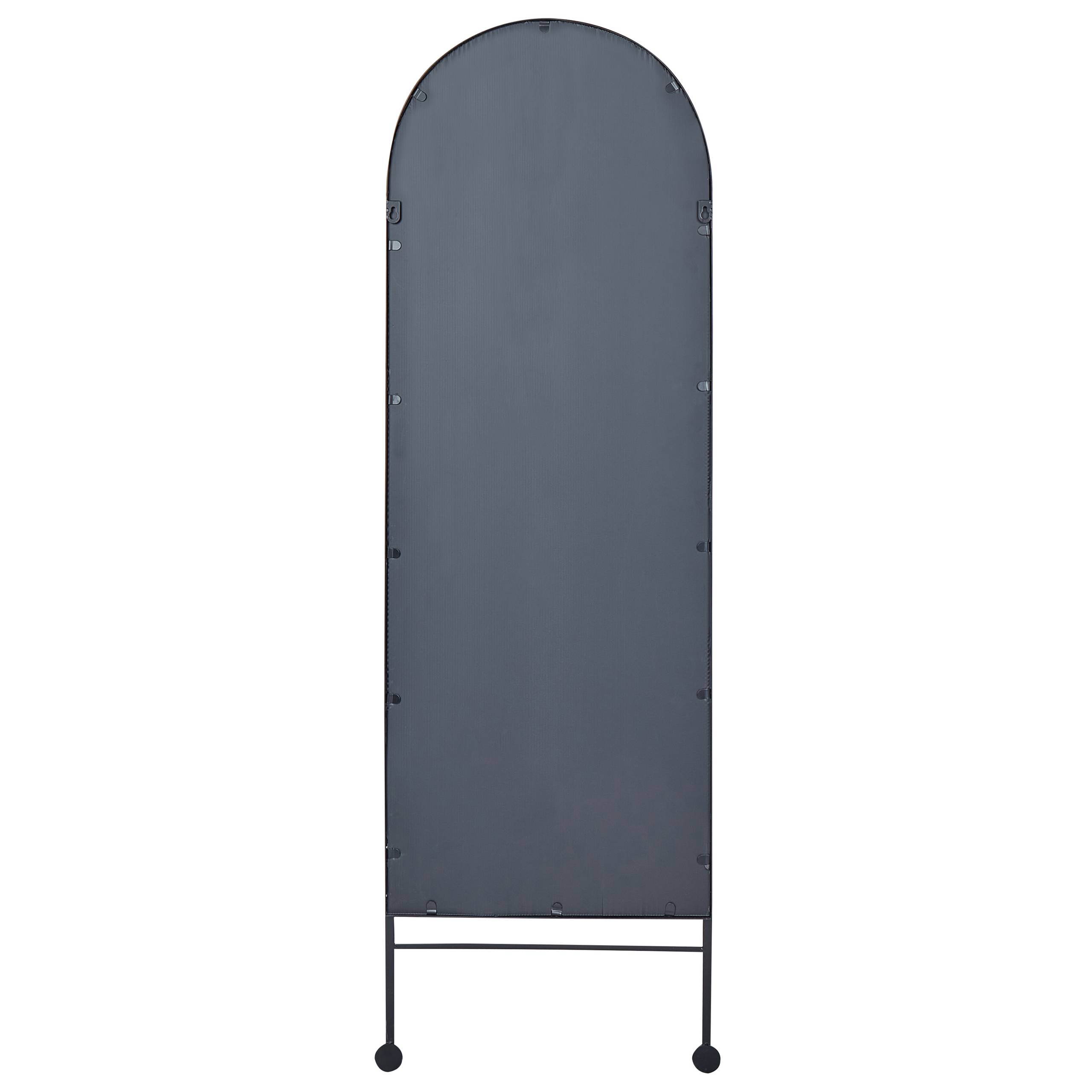 Beliani - Miroir Métal Noir JARNAGES - 45x3x145- Beliani - Image 4