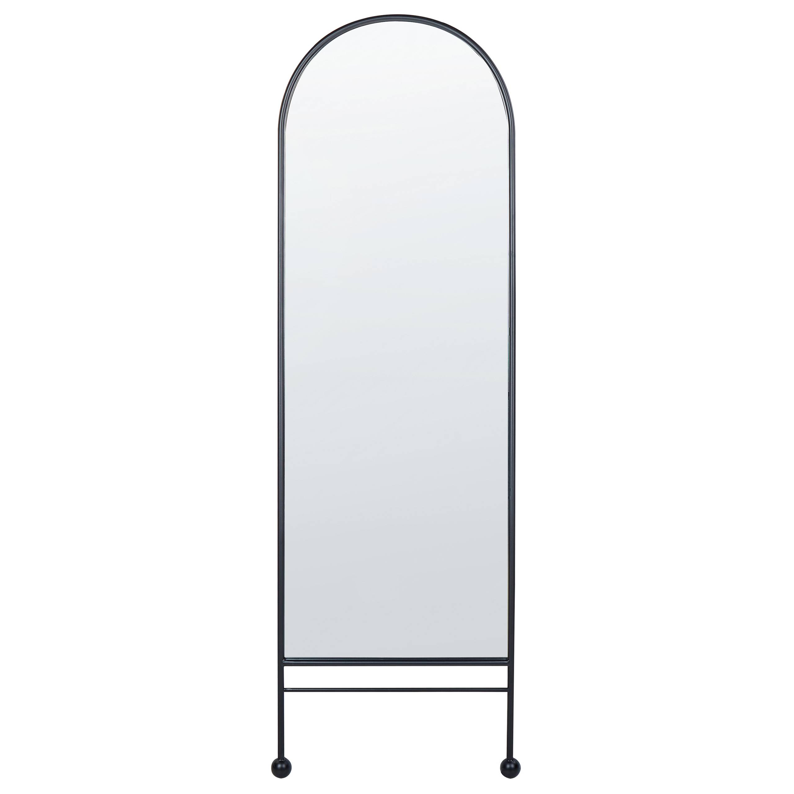 Beliani - Miroir Métal Noir JARNAGES - 45x3x145- Beliani - Image 2