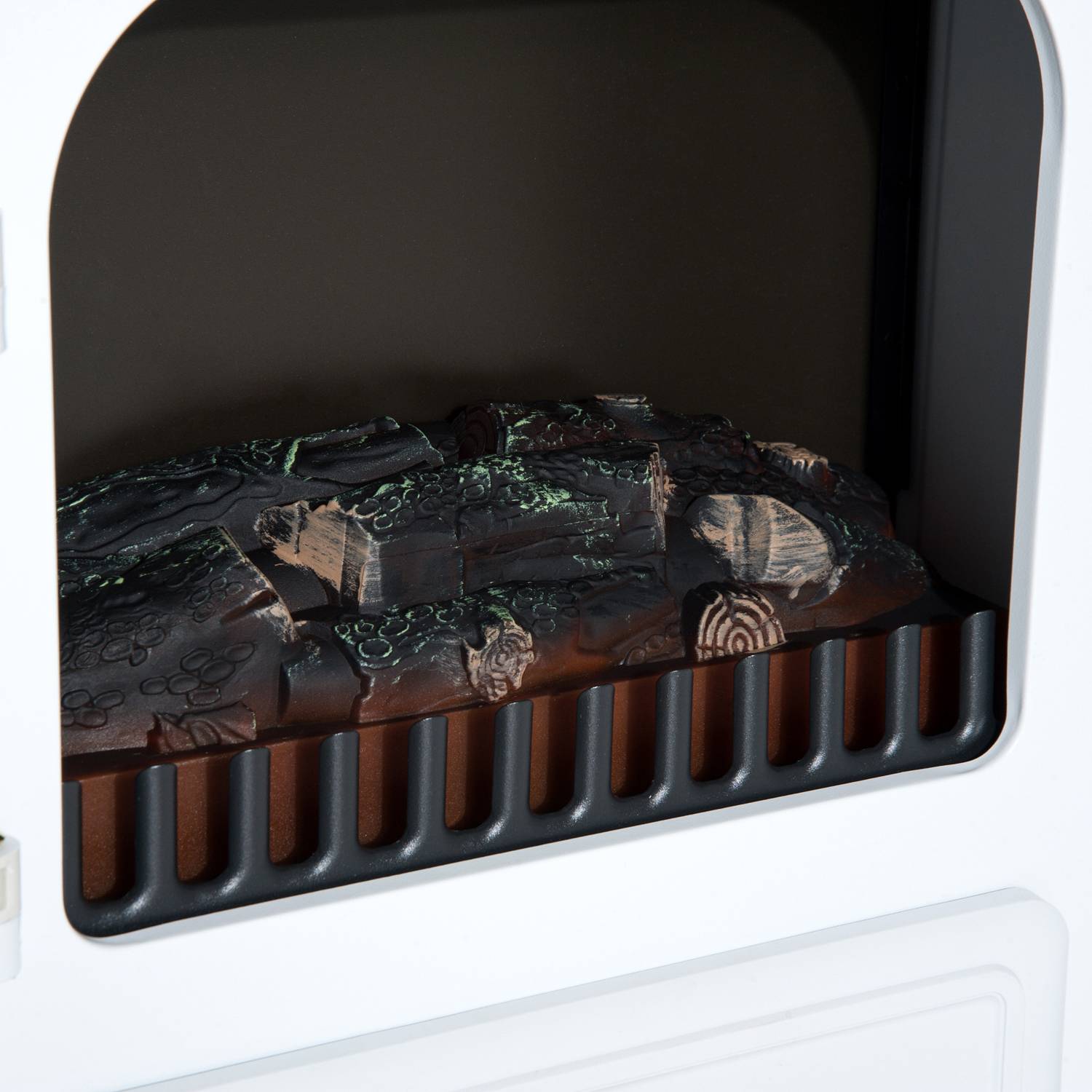 Sans Marque - Cheminée électrique,Cheminée LED 950/1850W anti-surchauffe blanc - Image 10