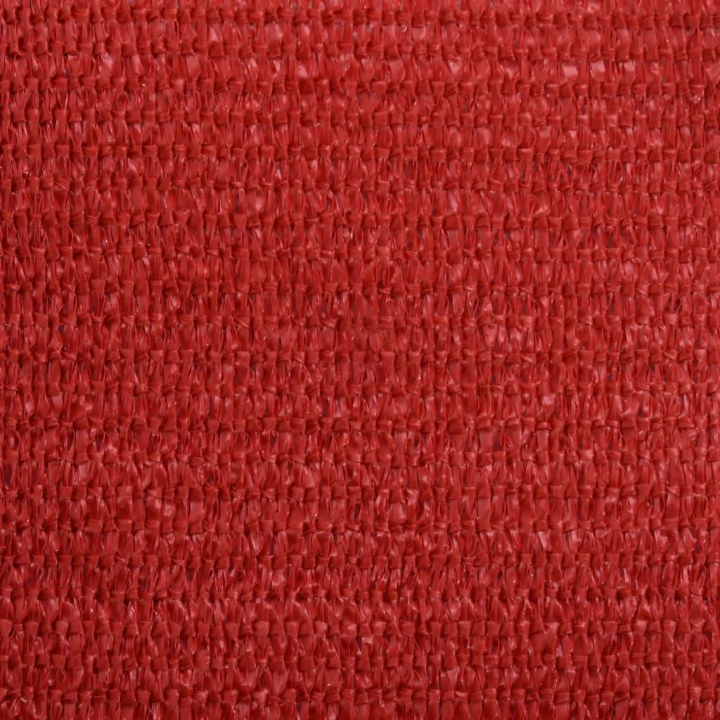 Voile d'ombrage - Voile solaire 160 g/m² Rouge 3x6 m PEHD - Image 9