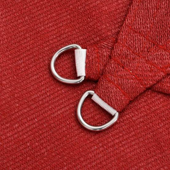 Voile d'ombrage - Voile solaire 160 g/m² Rouge 3x6 m PEHD - Image 5