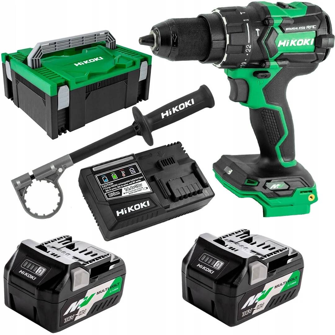 Perceuse visseuse HIKOKI 36V + 2 batteries 2.5Ah - 155 Nm Multivolt - DS36DCWRZ - Imagen 1