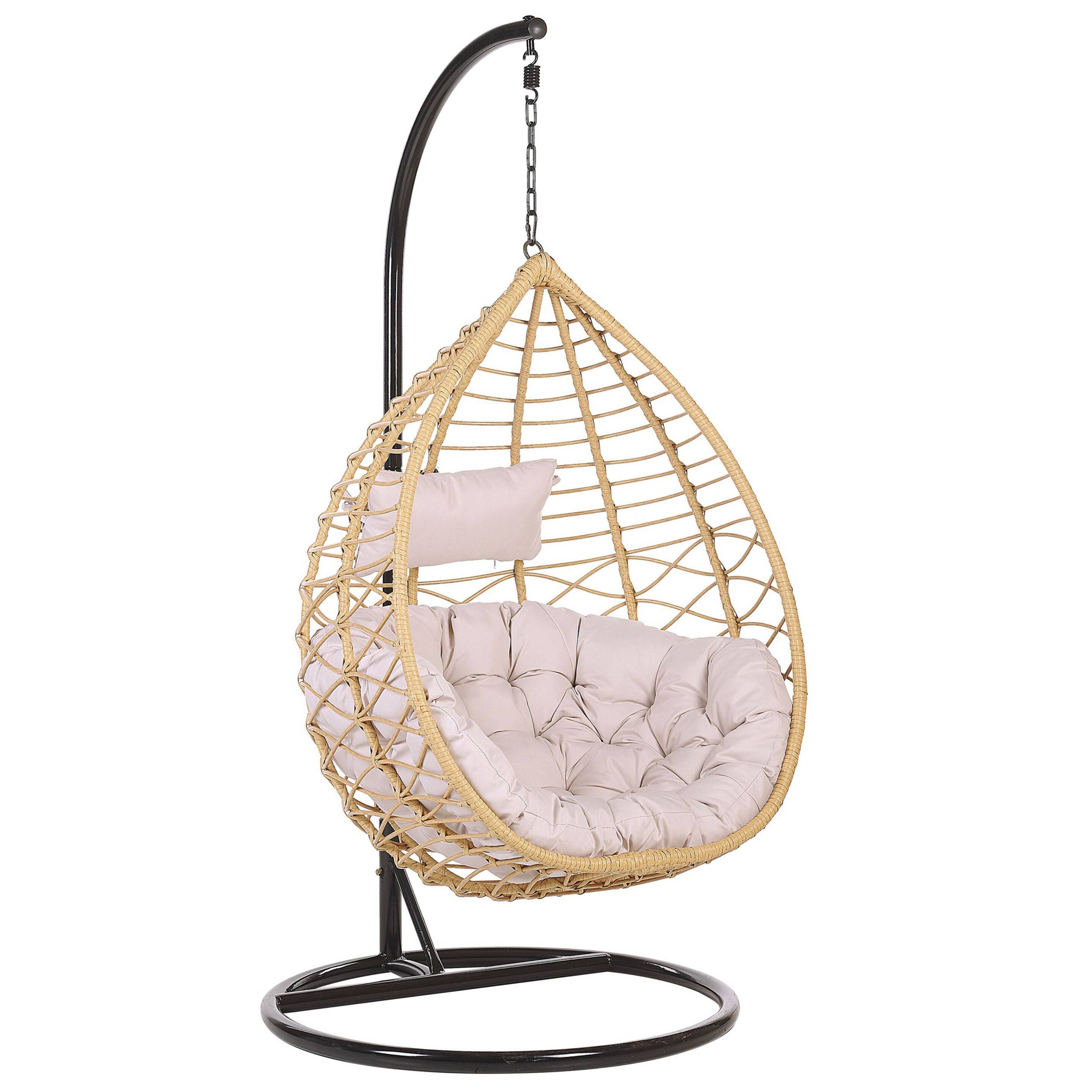 Beliani - Chaise porte-à-faux Polyrotin Naturel ARSITA - Beliani - Imagen 2