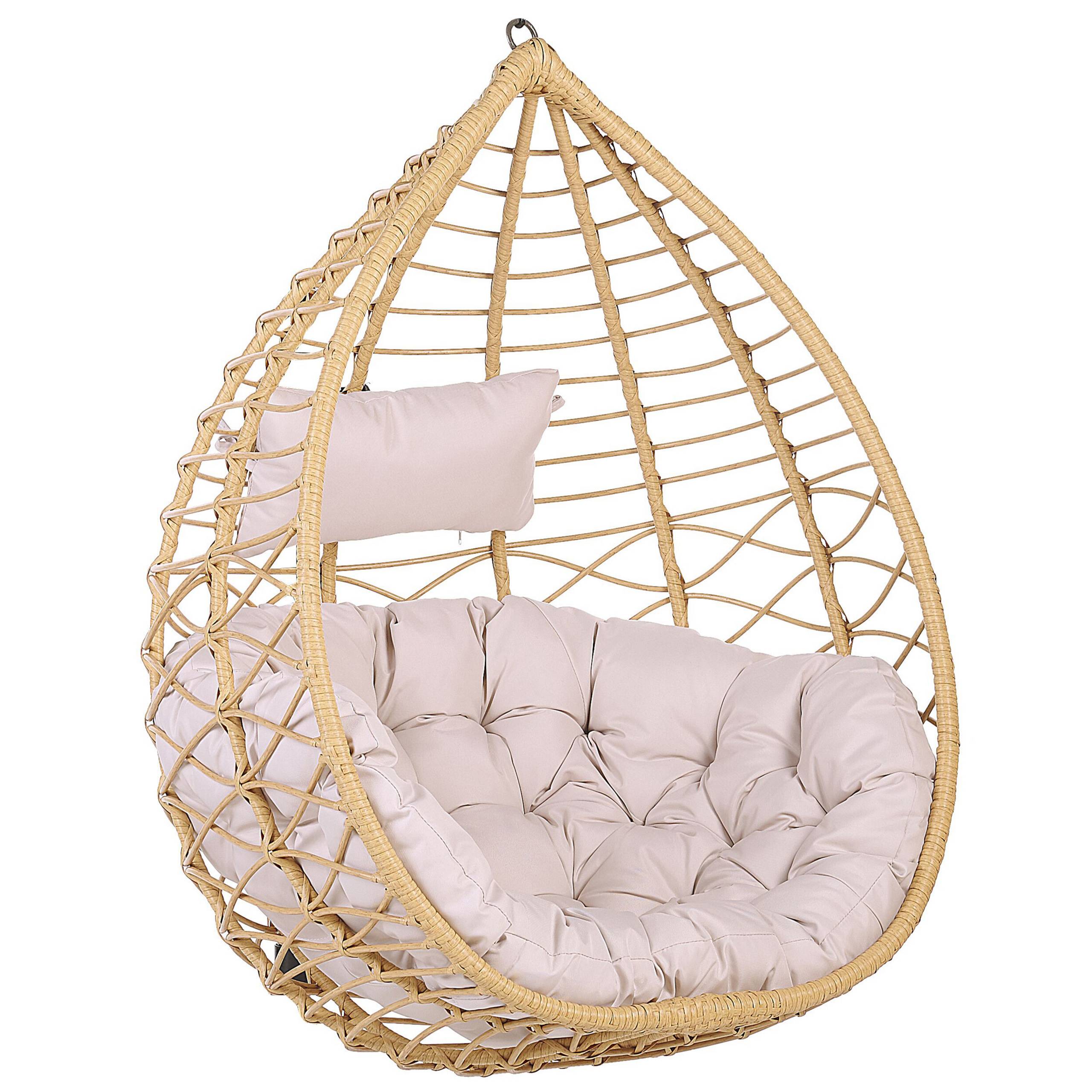 Beliani - Chaise porte-à-faux Polyrotin Naturel ARSITA - Beliani - Imagen 6