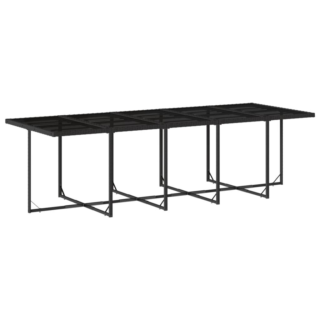 ComfortXL - Salon de Jardin Encastrable 14 Personnes, Mobilier en Résine Tressée Noire & Coussins Noirs – ComfortXL Outdoor Living - Image 3