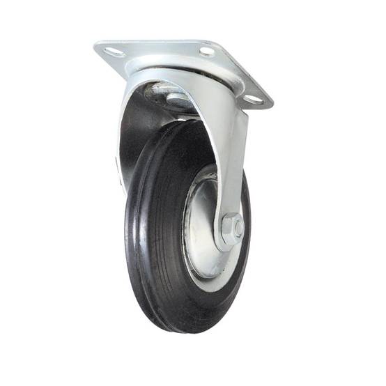 Sans Marque - Roulette pivotante sans frein 85 mm Gris