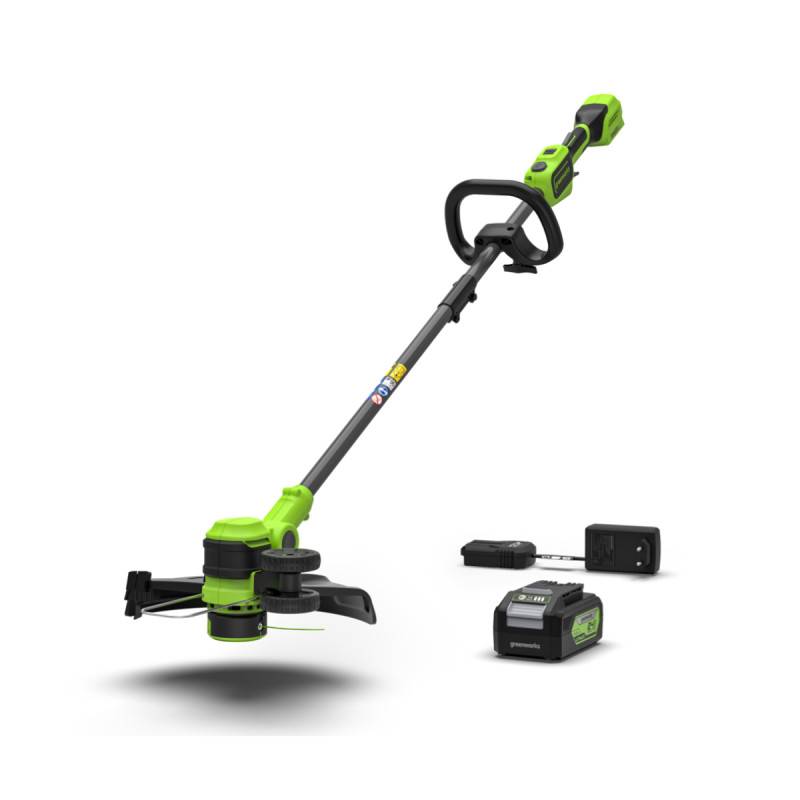 Greenworks - Coupe-bordures 33cm Brushless 24V GREENWORKS Génération 2 - Batterie 4,0Ah et chargeur - ST24L413-01