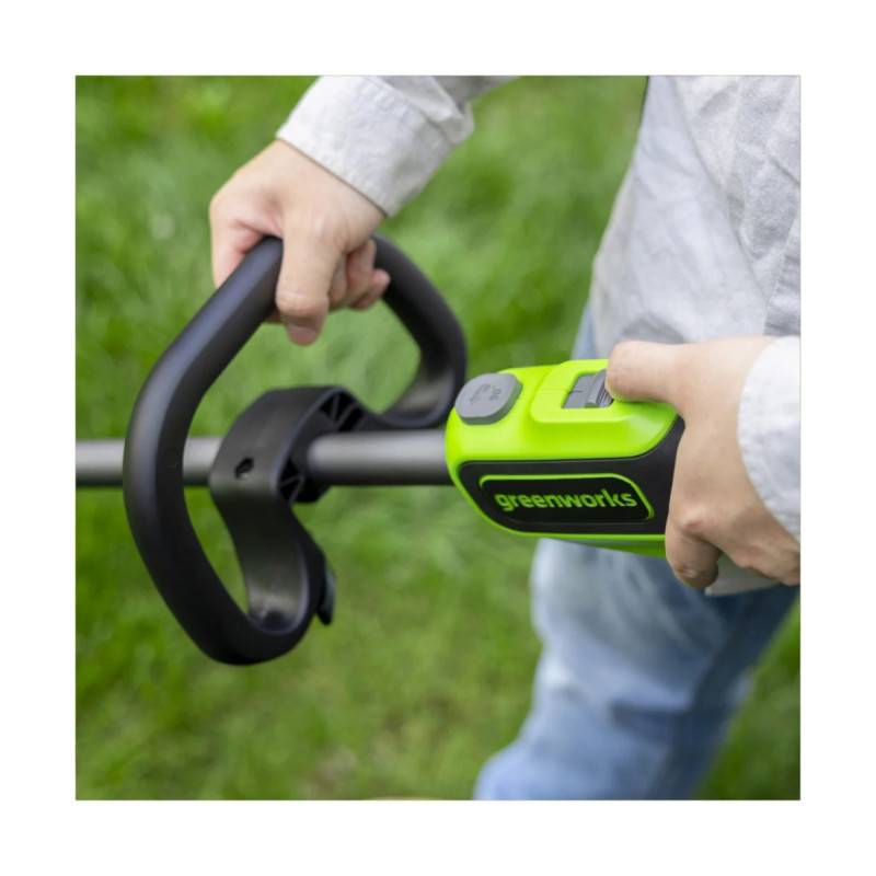 Greenworks - Coupe-bordures 33cm Brushless 24V GREENWORKS Génération 2 - Batterie 4,0Ah et chargeur - ST24L413-01 - Image 4