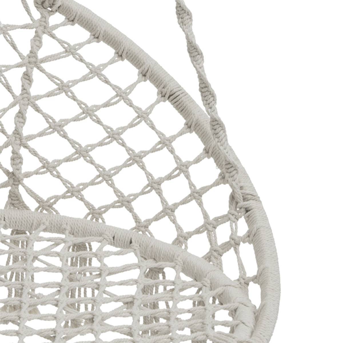 Hesperide - Chaise de détente suspendue en macramé "Plumaya" en coton Hespéride - Imagen 2