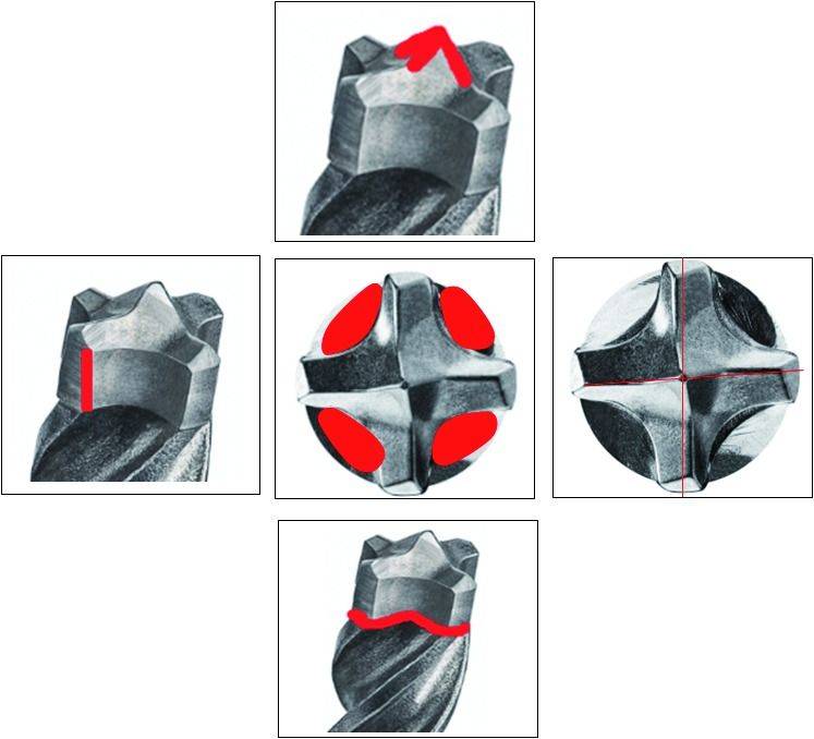 Bosch - Foret béton SDS Plus diamètre 10 x 165 mm longueur utile 100 mm - multitaillants 7X - BOSCH - 2608576140 - Imagen 3