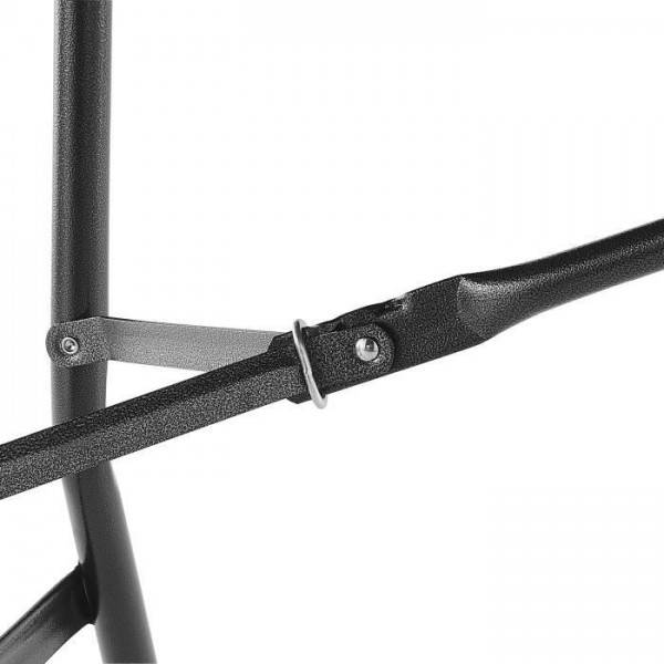 MARKET24 - Table de réception pliante 8 personnes 180x74 x73.5cm - Structure en acier et plateau en polyéthylene - Aspect résine tressé - Image 4