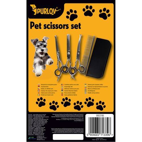 Ciseaux de coupe de cheveux pour chiens Purlov 23186 - Image 2