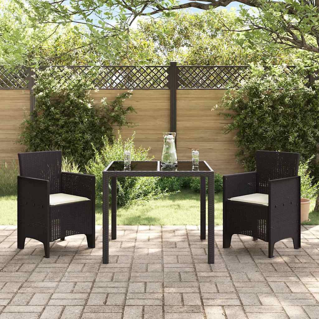Maison Chic - Lot De 2 Chaises De Jardin - Fauteuils De Jardin Marron 53 x 49 x 85 cm PP - Image 3