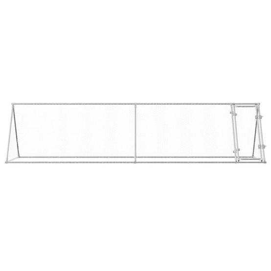 Vidaxl - Cage pour poules argenté 400x105x91 cm acier galvanisé vidaXL 172558 - Image 10