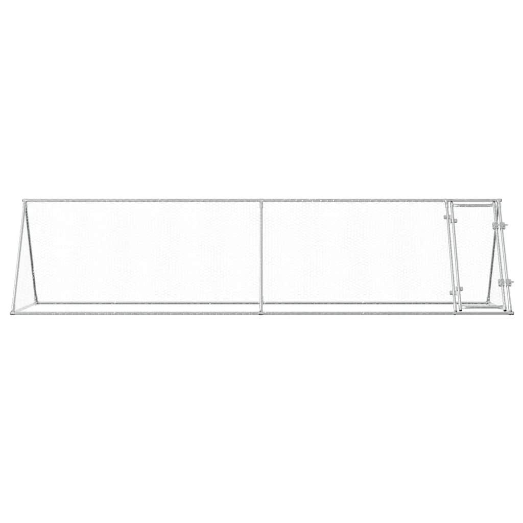 Vidaxl - Cage pour poules argenté 400x105x91 cm acier galvanisé vidaXL 172558 - Image 10