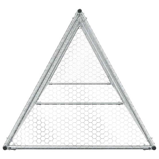 Vidaxl - Cage pour poules argenté 400x105x91 cm acier galvanisé vidaXL 172558 - Image 6