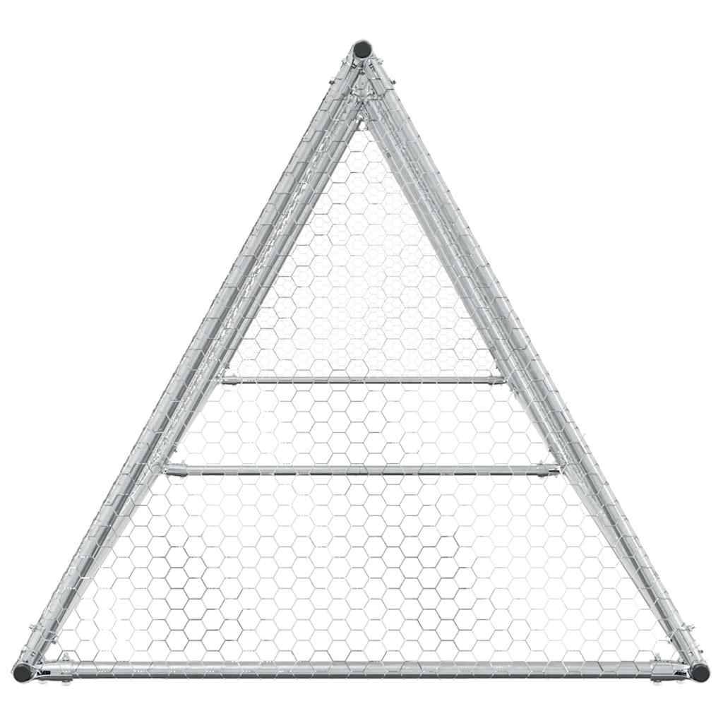 Vidaxl - Cage pour poules argenté 400x105x91 cm acier galvanisé vidaXL 172558 - Image 6