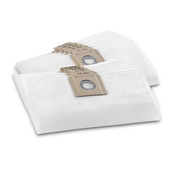 Lot de sacs filtrants en non-tissé, x10 KARCHER 6.904-335.0 pour T 7/1 Karcher