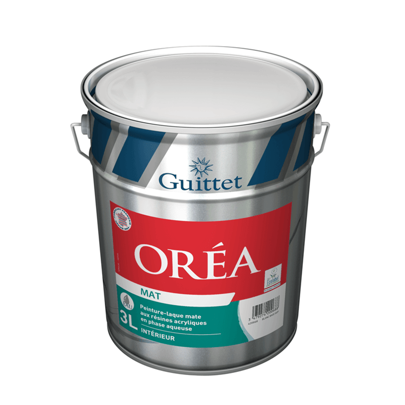 Peinture Orea Mat GUITTET Blanc 3L - 25870