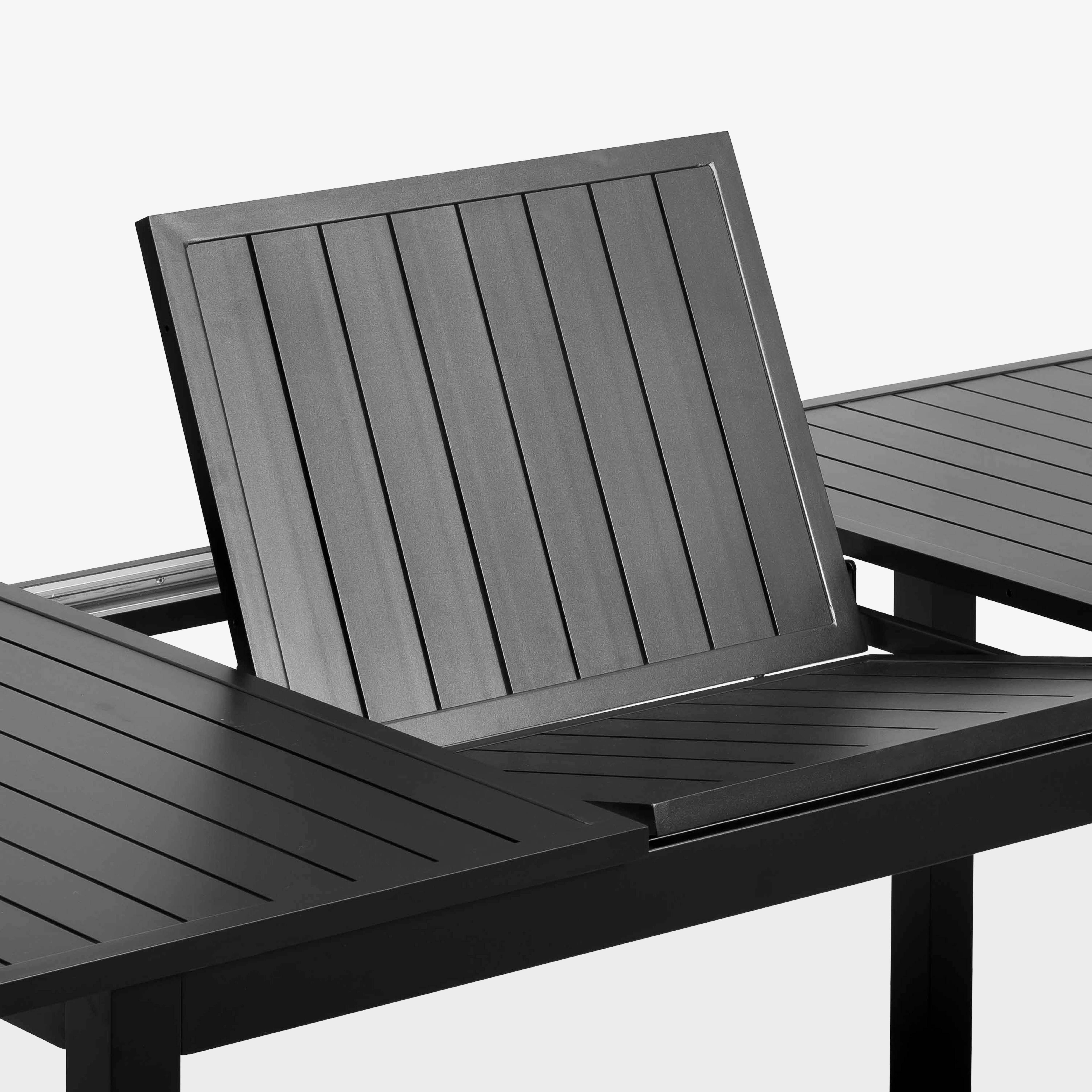 Oviala - Ensemble table de jardin en aluminium avec 8 chaises Butterfly - Oviala - Imagen 4