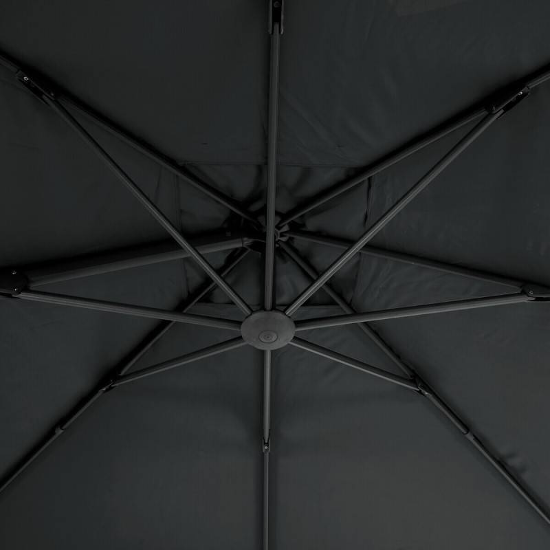 Hesperide - Toile de parasol "Elea" anthracite 3x3m en oléfine - Hespéride - Imagen 3