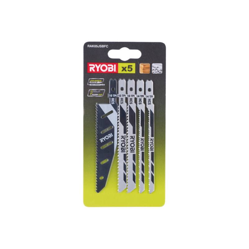 Ryobi - Pack RYOBI - Scie sauteuse pendulaire R18JS-0 - 18 V One+ - Sans batterie ni chargeur - Pack de 5 lames - RAK05JSBFC - 100mm - Image 5