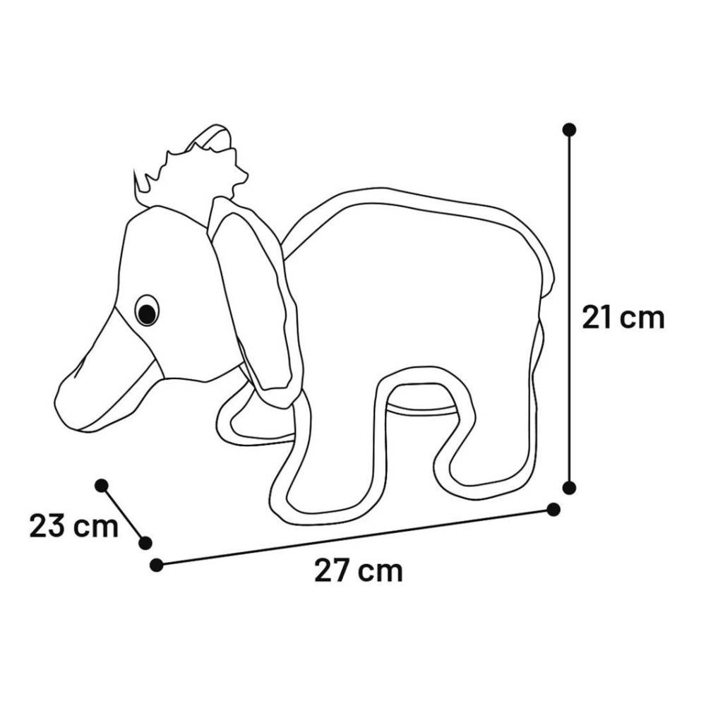 Animallparadise - animallparadise - Jouet Strong Stuff Éléphant 21 cm, pour chien - Imagen 2