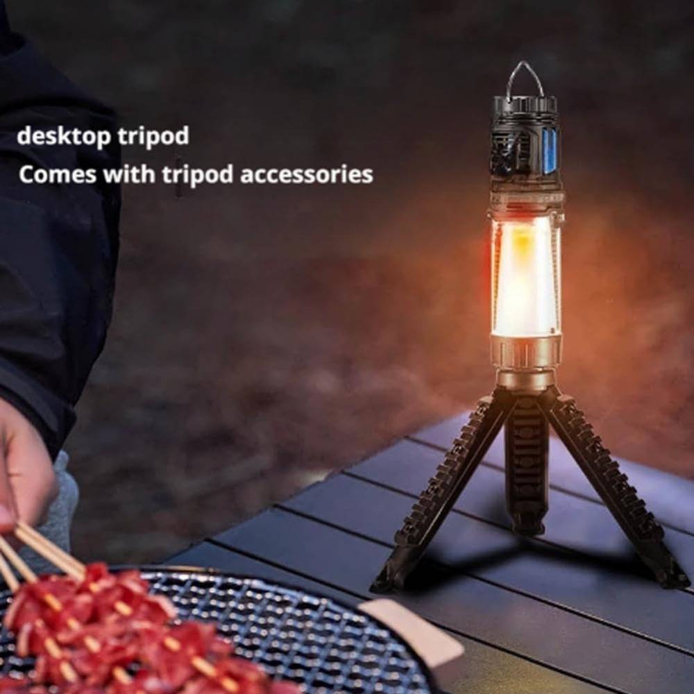 0 - Lanterne camping 2025 - 4000mAh - USB-C - IPX5 - Double fixation - Image 4