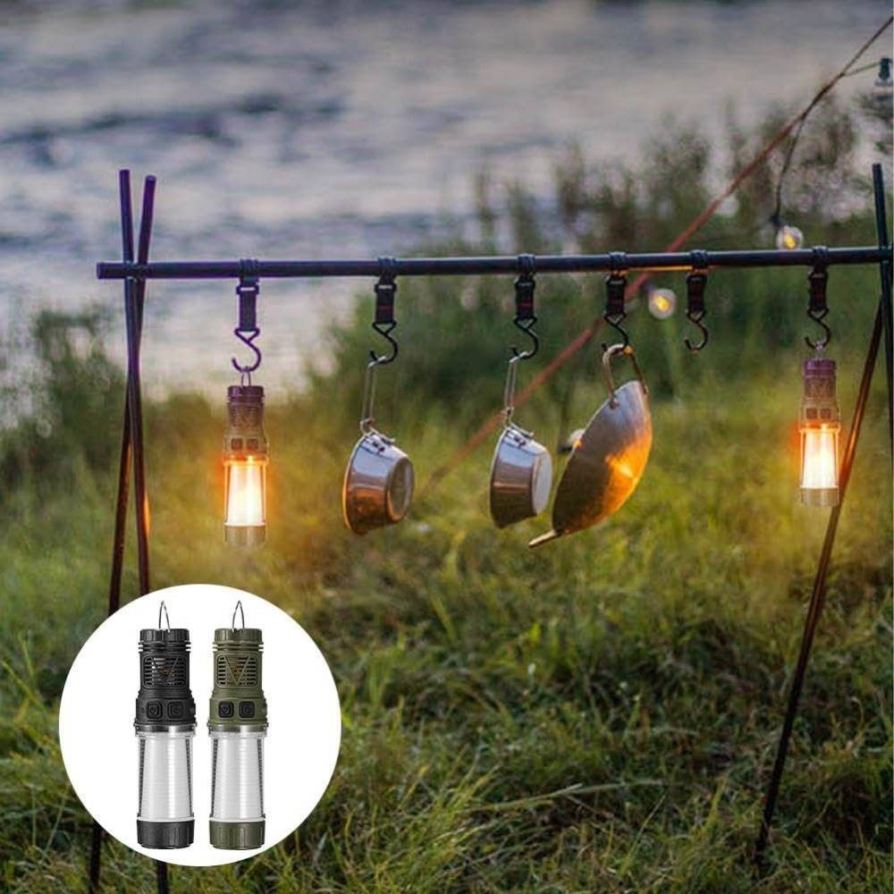 0 - Lanterne camping  2025 - 4000mAh - USB-C - IPX5 - Double fixation - Image 2