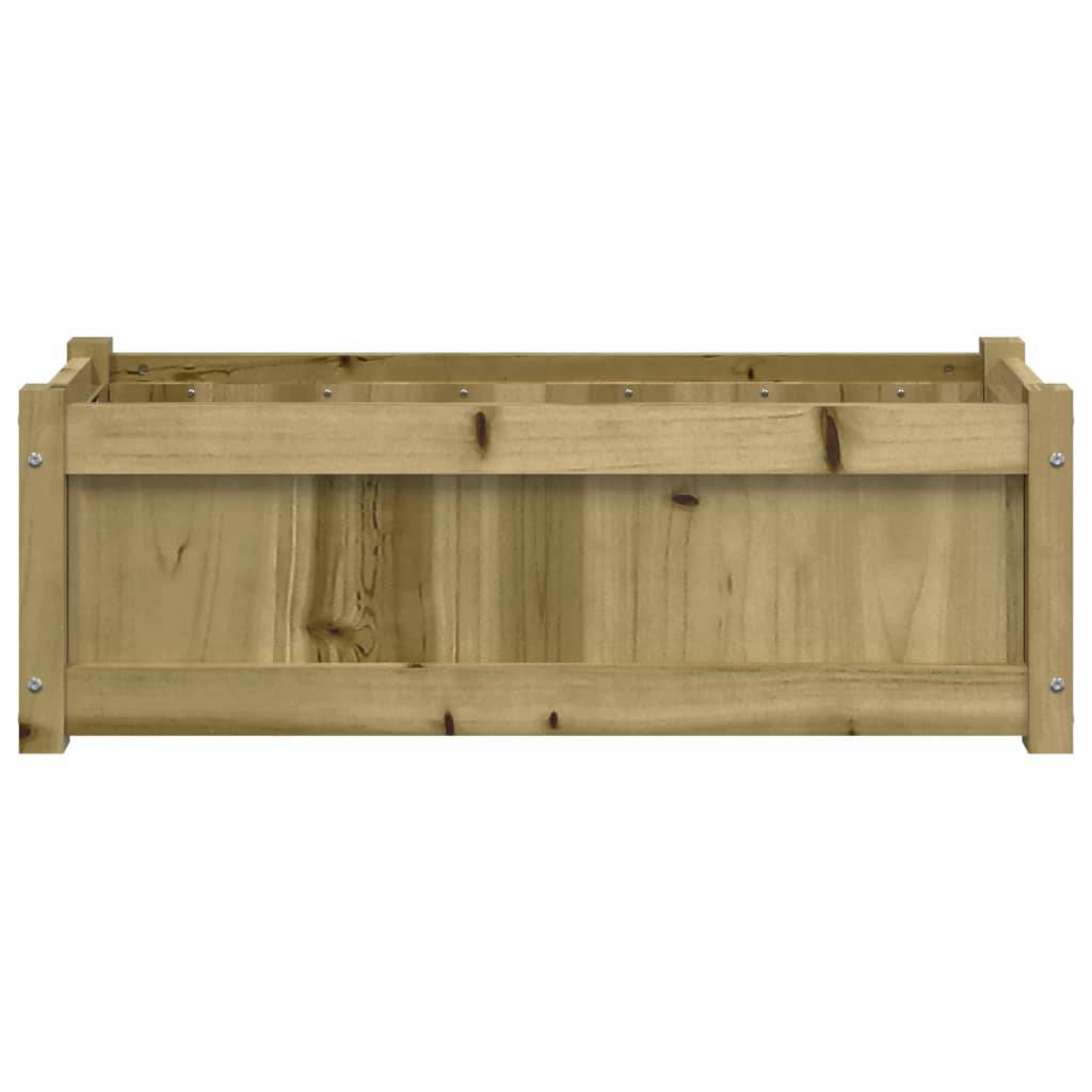 Maison Chic - Jardinière d'extérieur - Bac à Fleurs - Pot De Fleurs 90x31x31 cm bois de pin imprégné - Imagen 4