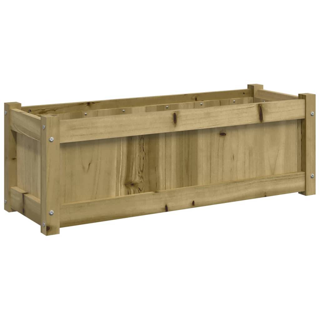 Maison Chic - Jardinière d'extérieur - Bac à Fleurs - Pot De Fleurs 90x31x31 cm bois de pin imprégné - Imagen 1