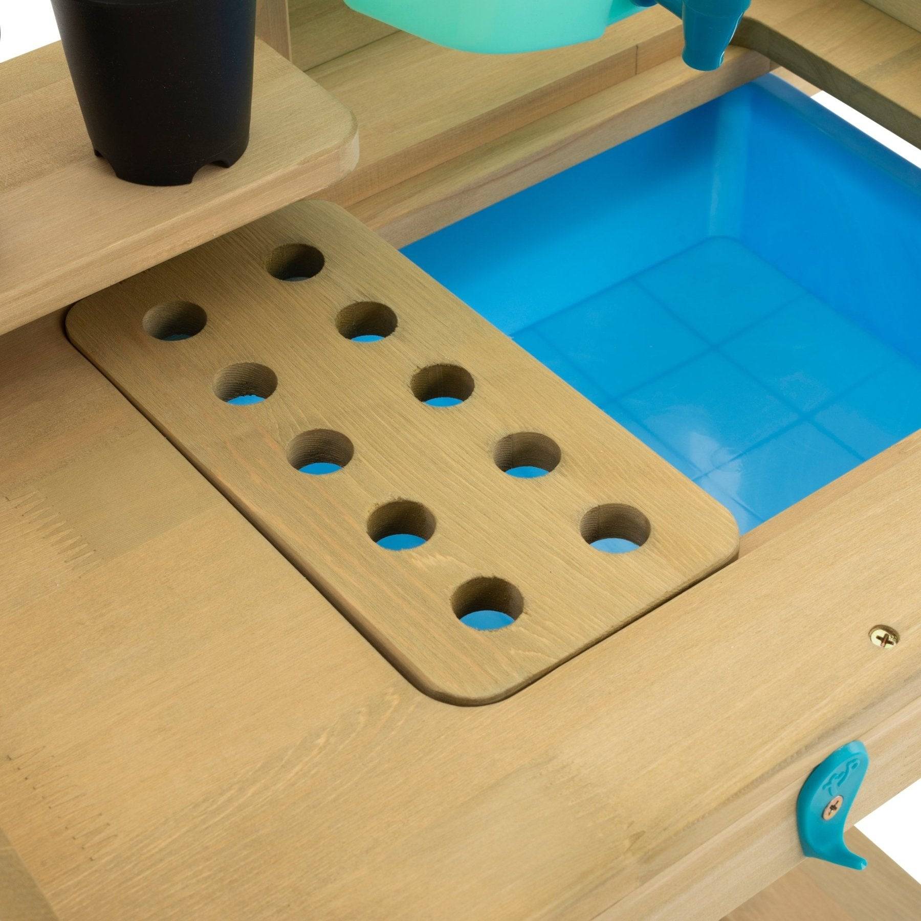 Table à rempoter en bois et métal