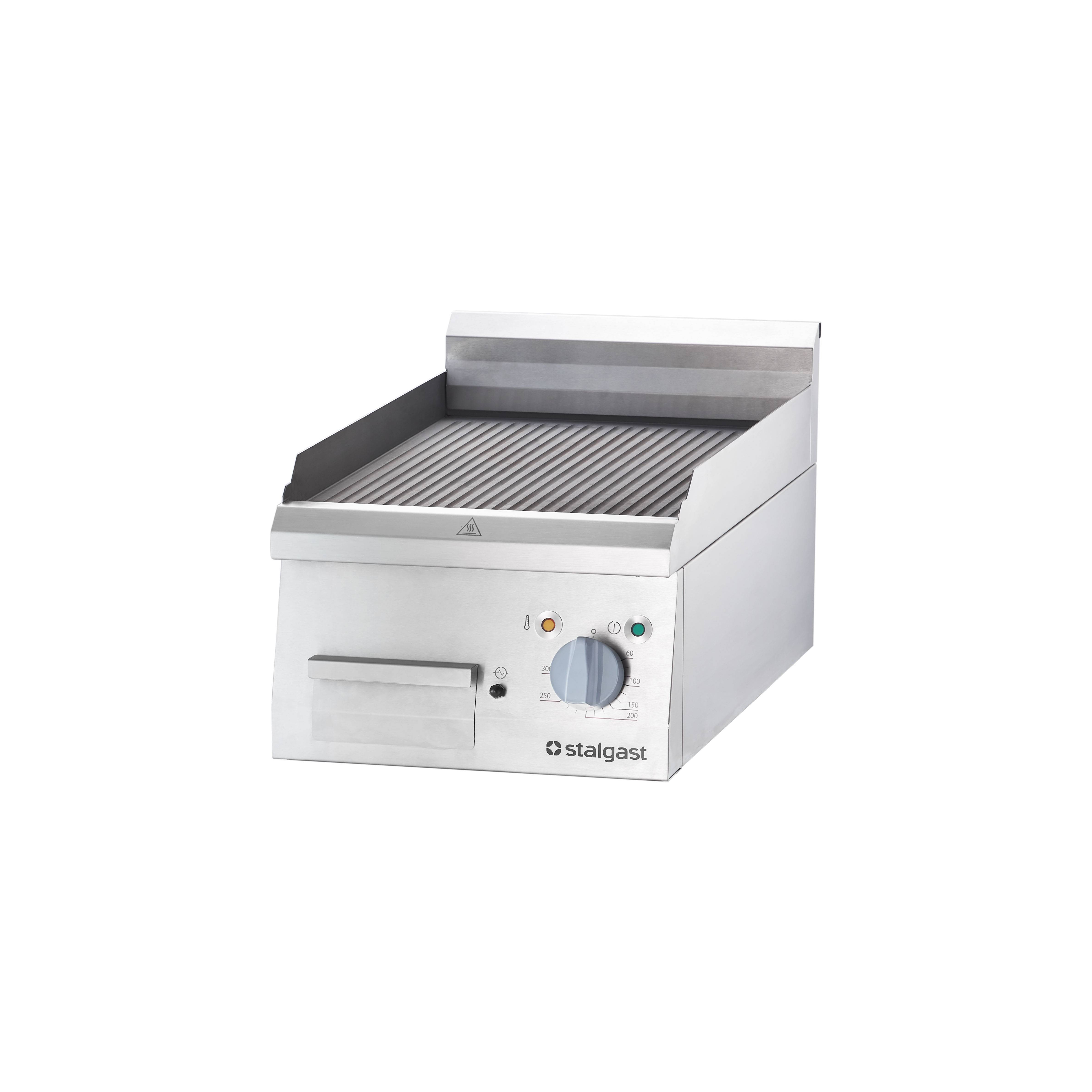 Plancha Électrique Rainurée 4 kW - Stalgast