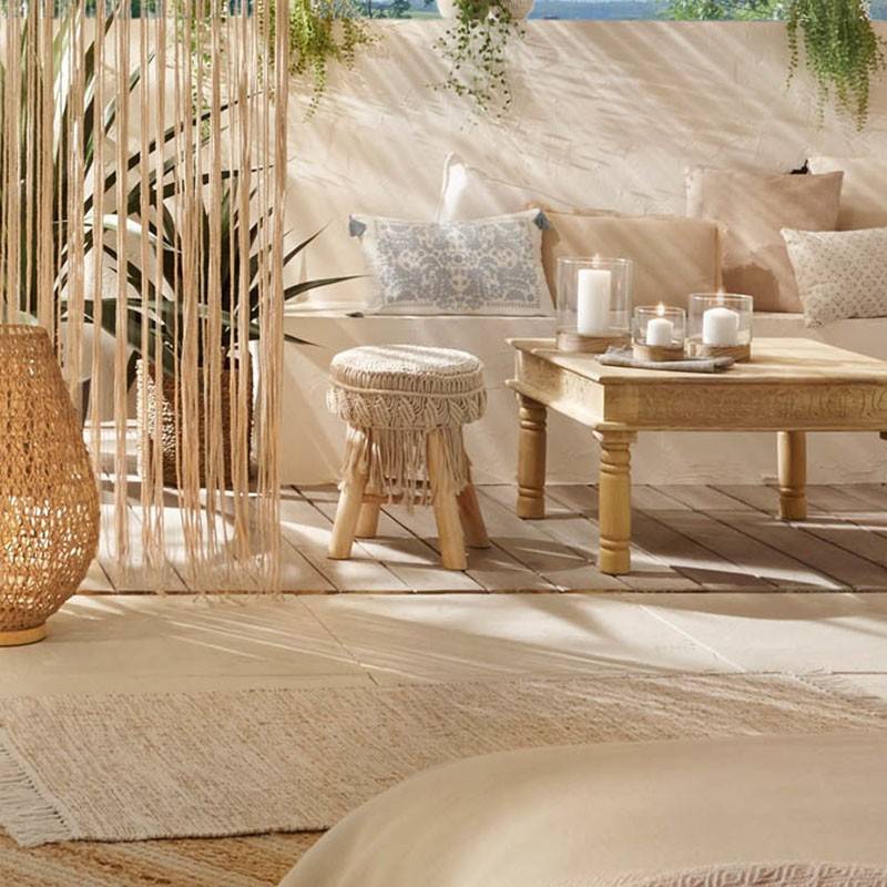 Tabouret Macramé Atmosphera - Imagen 2