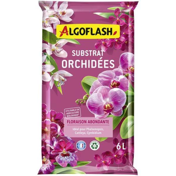Algoflash - Terreau - ALGOFLASH - Orchidées - 6 L - Image 1
