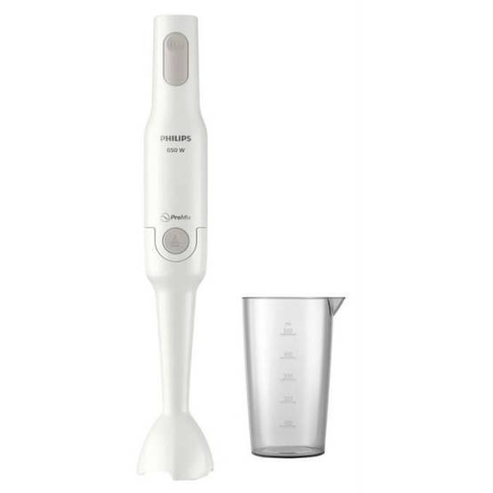 Philips - Mixeur Electrique électrique - PHILIPS - HR2531/00 PROMIX - 650 W - Blanc avec bol - Image 1