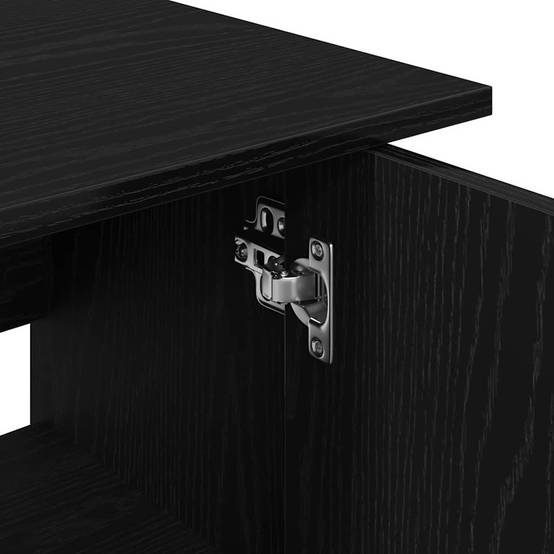 Meuble d'aquarium Chêne Noir 101 cm avec 6 Portes de Rangement - ComfortXL Outdoor Living - Image 10