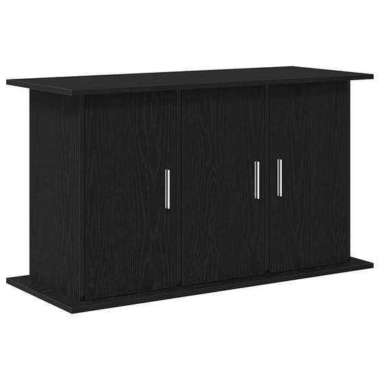 Meuble d'aquarium Chêne Noir 101 cm avec 6 Portes de Rangement - ComfortXL Outdoor Living - Image 2
