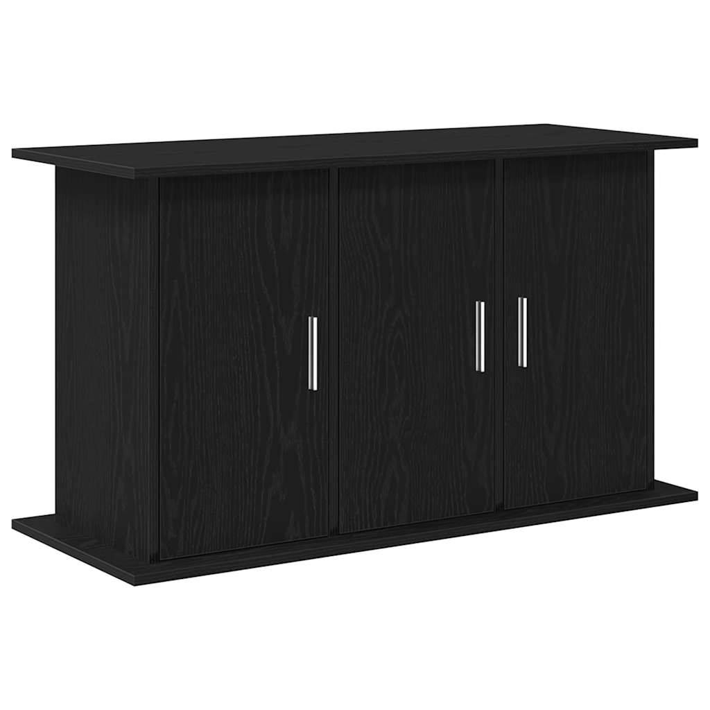 Meuble d'aquarium Chêne Noir 101 cm avec 6 Portes de Rangement - ComfortXL Outdoor Living - Image 2